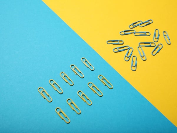 Blue and yellow background