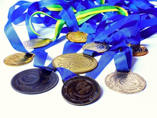 Blue medals