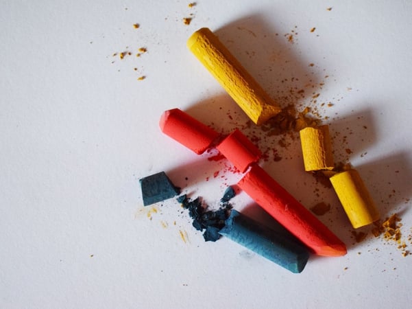 Broken crayons