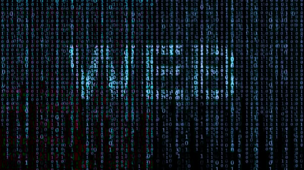 Numbers forming the word web
