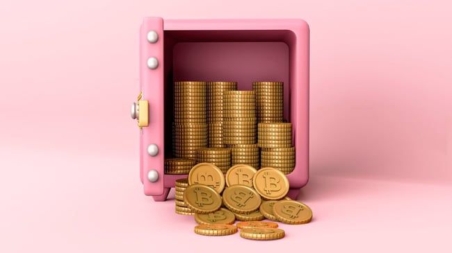 Pink bitcoins