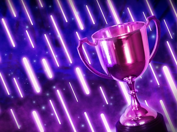 Pink victory cup