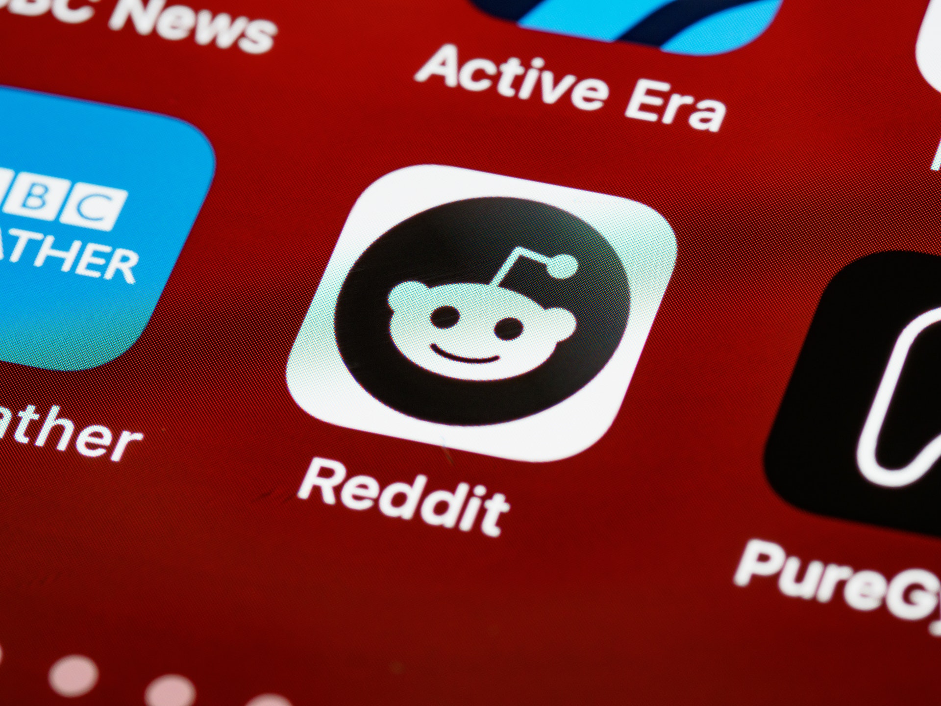 Reddit app bubble