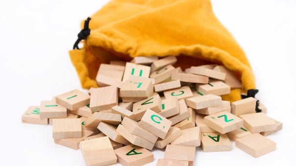 Scrabble letters