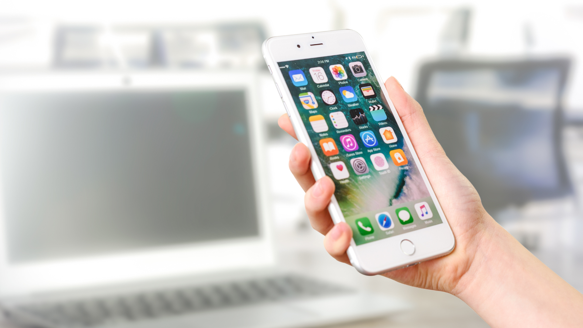 Iphone in hand