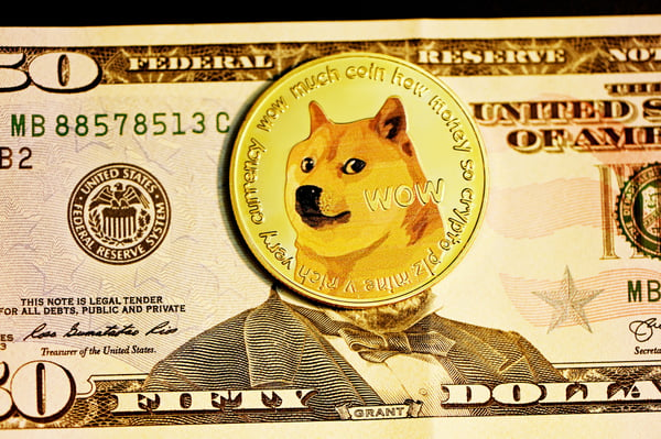 Dogecoin on physical money